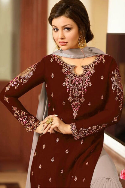 Designer Sharara Dress With Dupatta Pakistani Wedding Outfit Ready To Wear USA