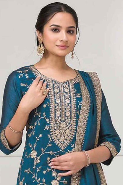Indian Wedding Wear Designer Palazzo Suit 