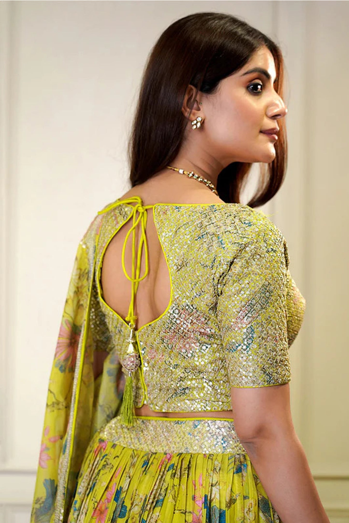 Lehenga outfits for Indian cultural events in the USA." 