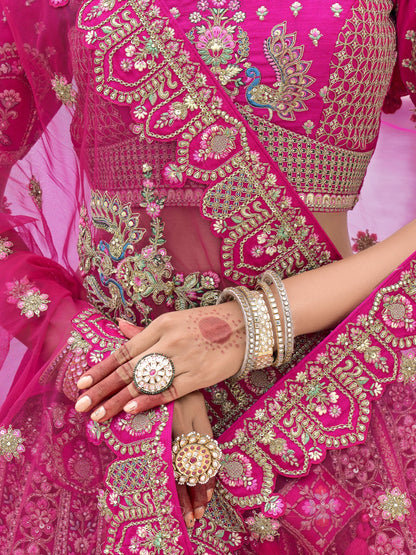 "Stylish lehengas for U.S.-based Indian functions." 