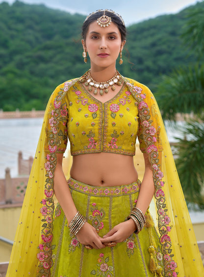 "Lehengas made for Indian functions across the USA." 