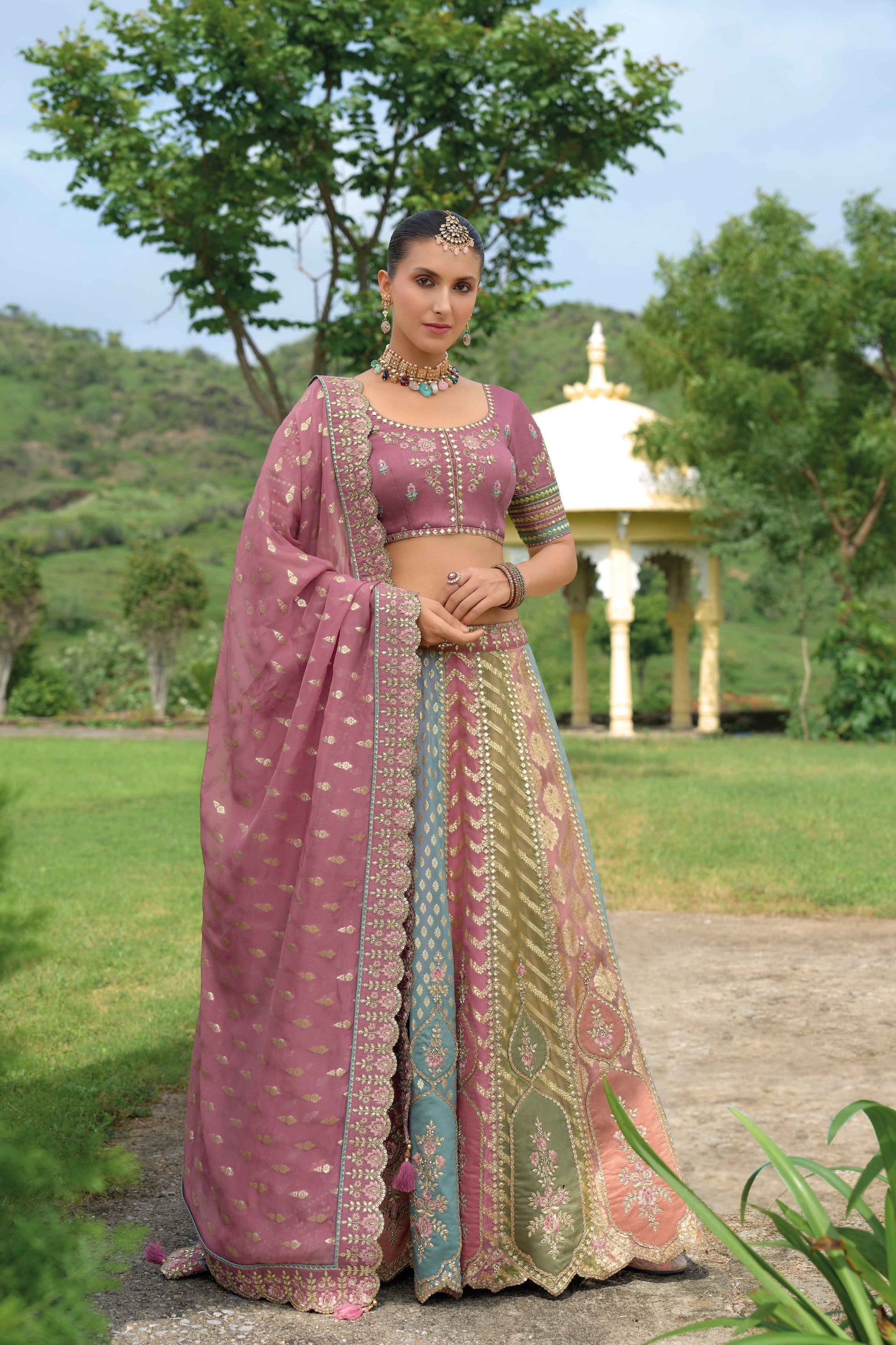 "Desi-style lehengas for every event in the USA."