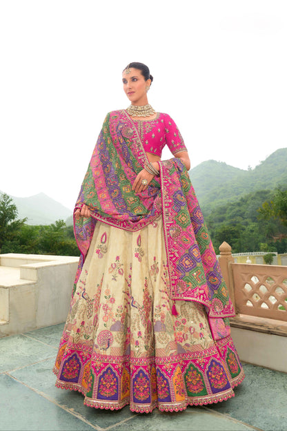 "Shop lehengas for festivals and weddings in America." 
