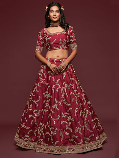 "Celebrate Indian roots in the U.S. with our lehengas."