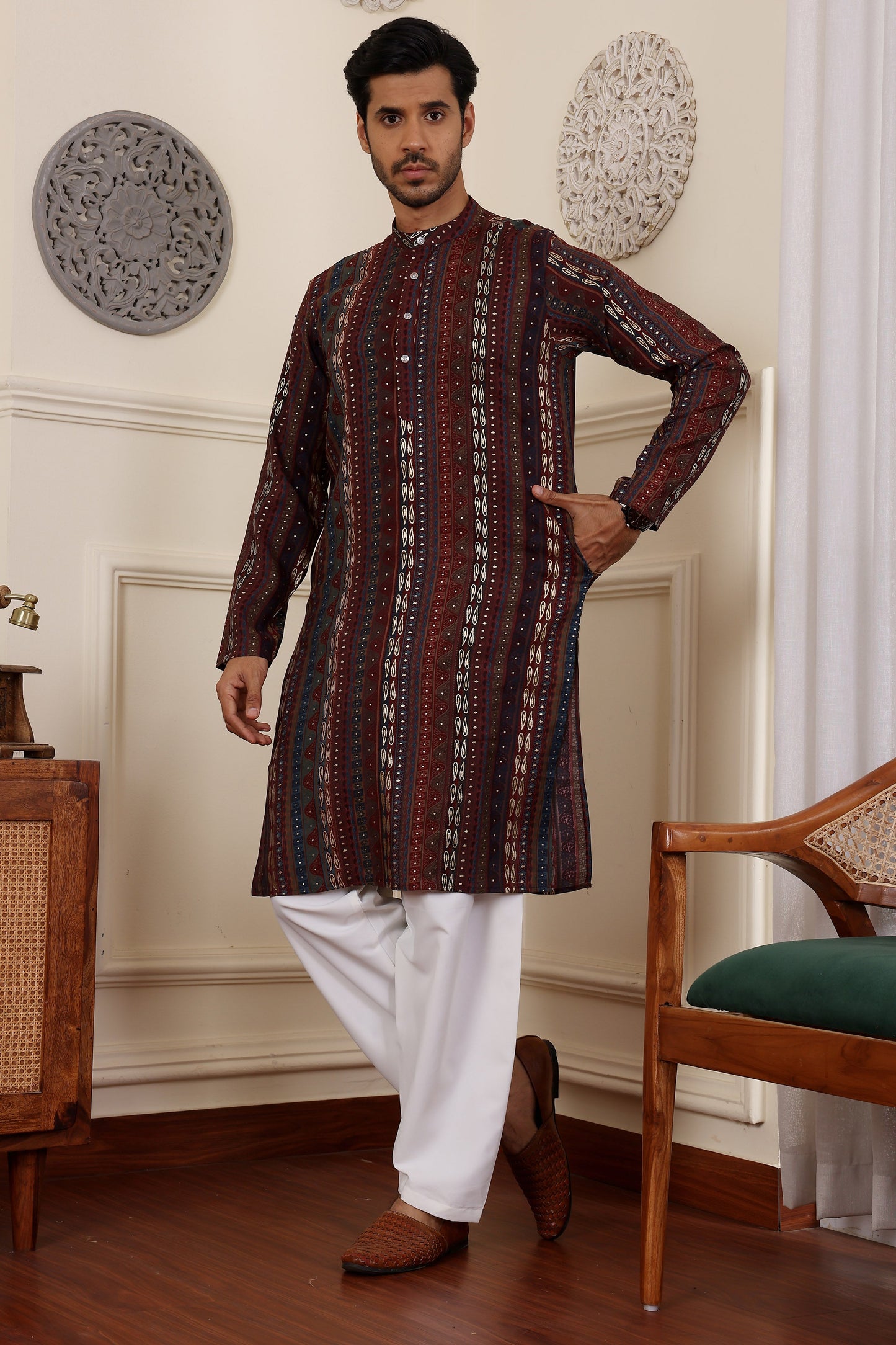maroon kurta,plus size available,Comfort Fit,Premium Fabric,Express Delivery.