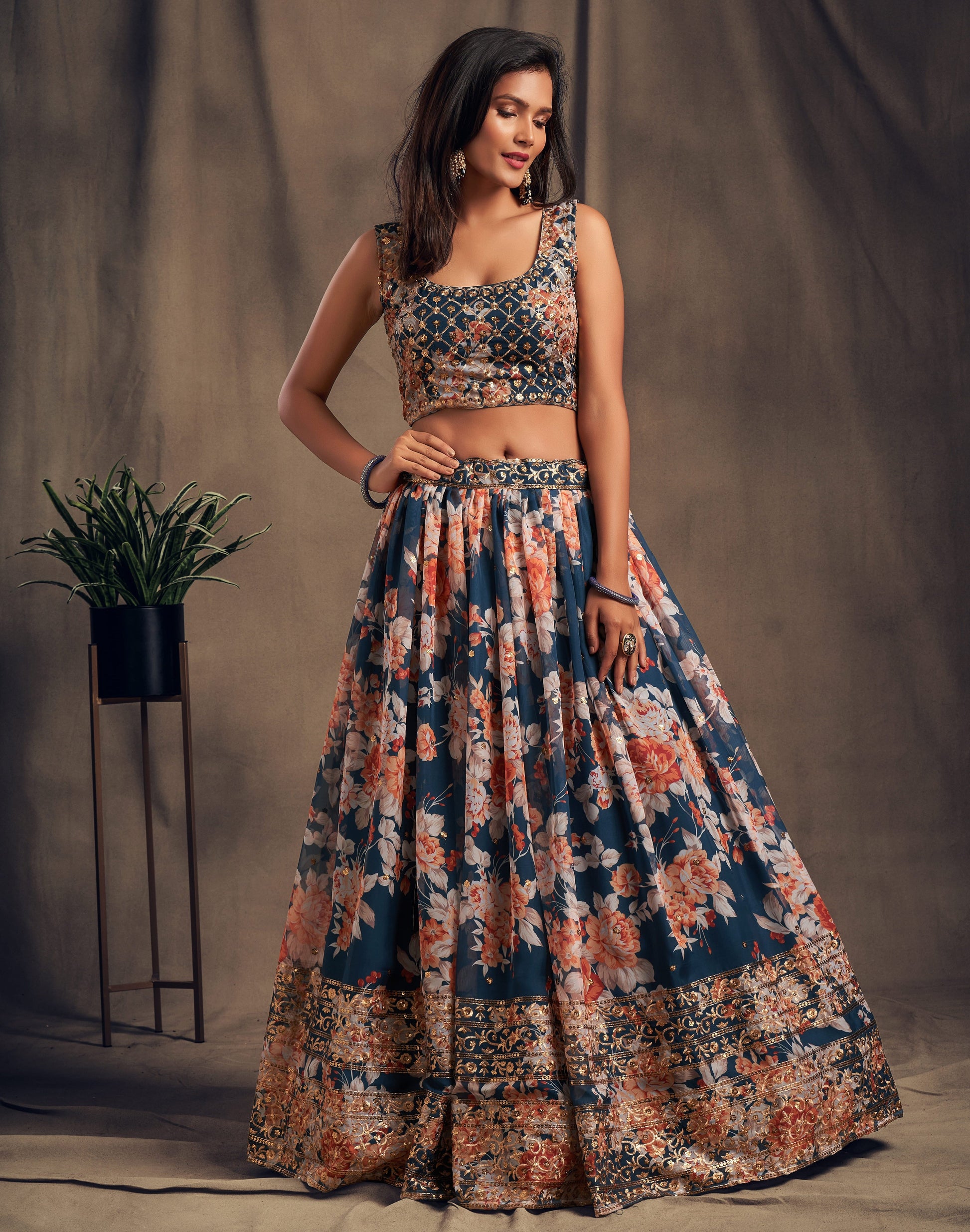 "Lehengas to light up any cultural event in the USA." 