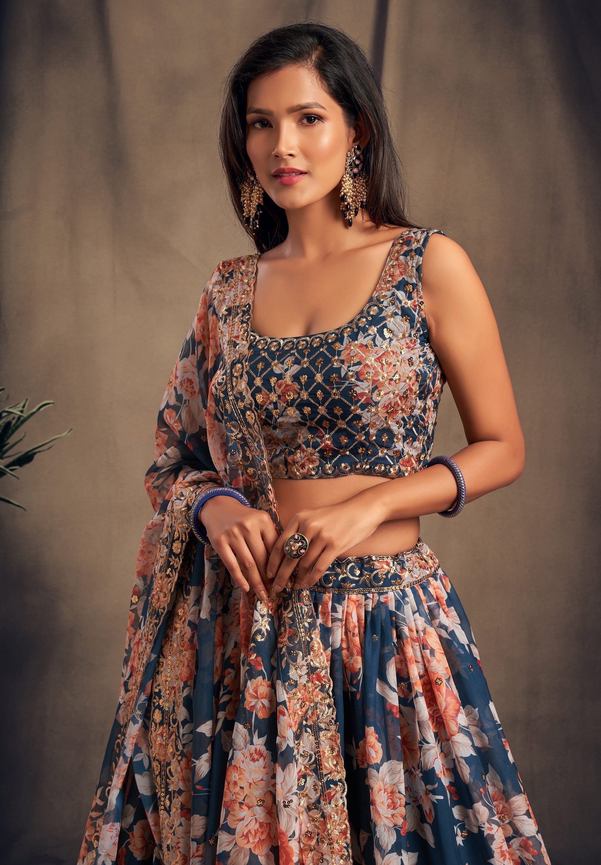"Lehengas to light up any cultural event in the USA." 