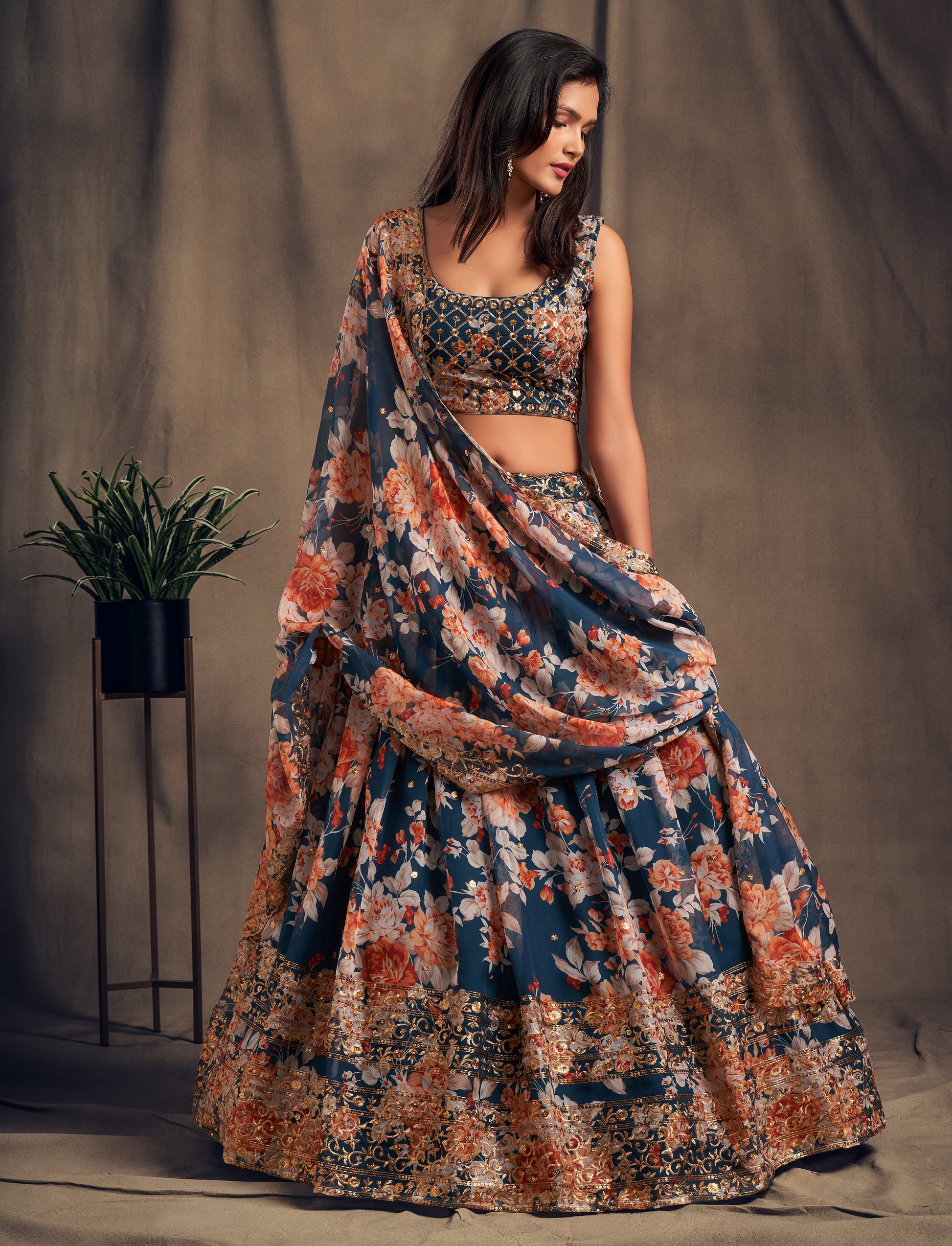 "Lehengas to light up any cultural event in the USA." 