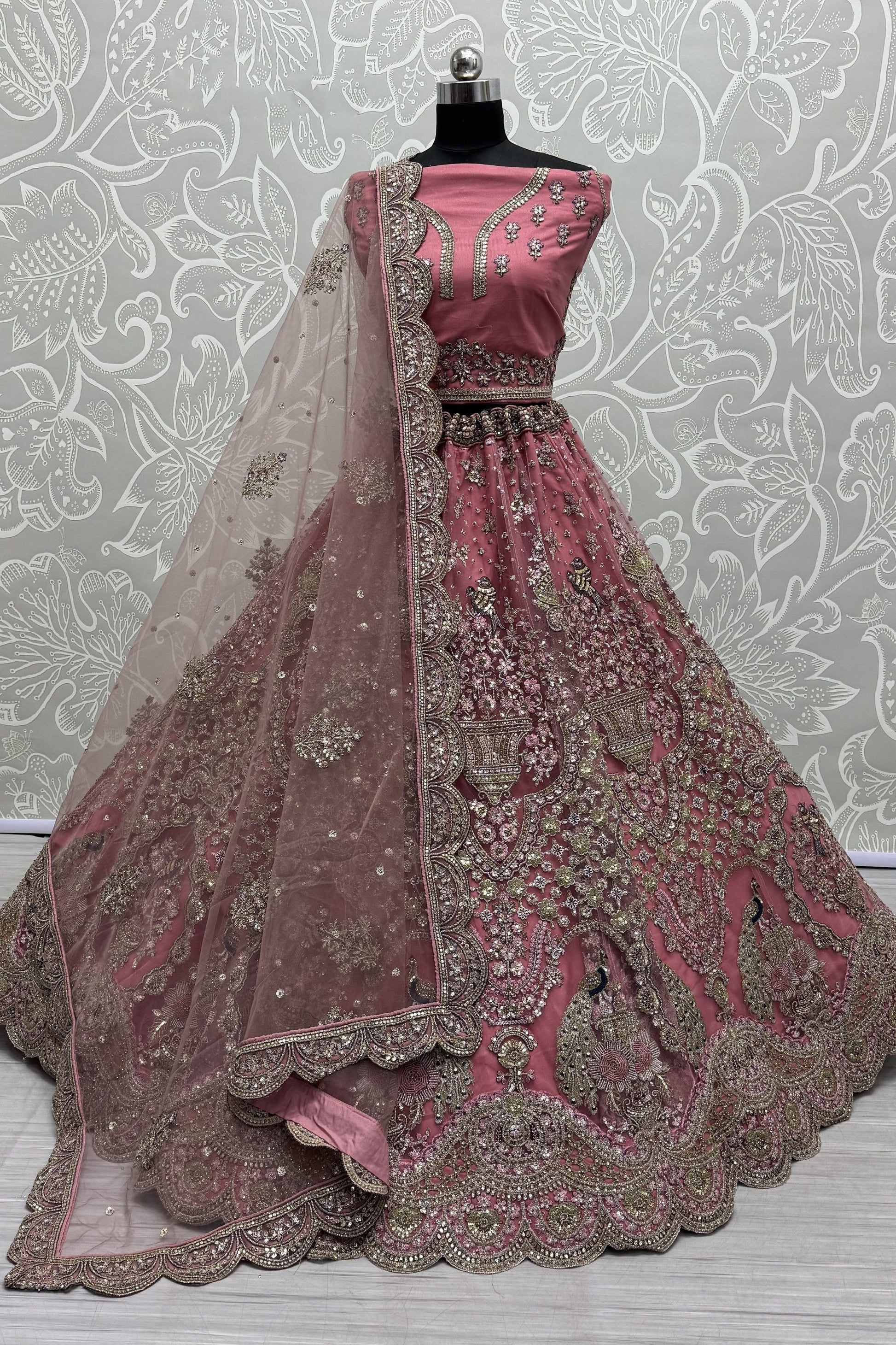 pink lehenga,plus size available,Comfort Fit,Premium Fabric,Express Delivery.