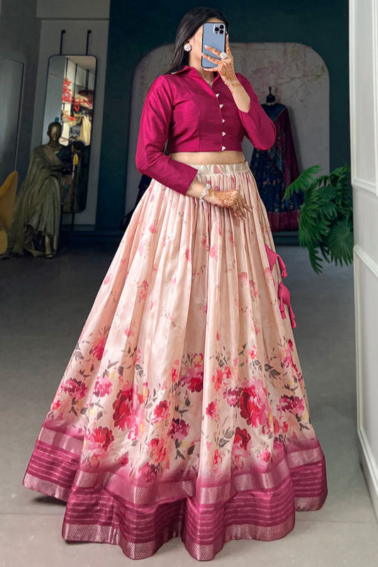 pink lehenga,plus size available,Comfort Fit,Premium Fabric,Express Delivery.