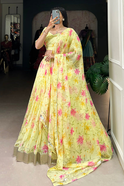 yellow lehenga,plus size available,Comfort Fit,Premium Fabric,Express Delivery.