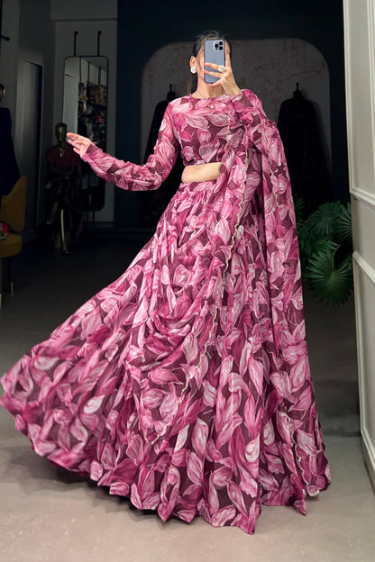 pink lehenga,plus size available,Comfort Fit,Premium Fabric,Express Delivery.