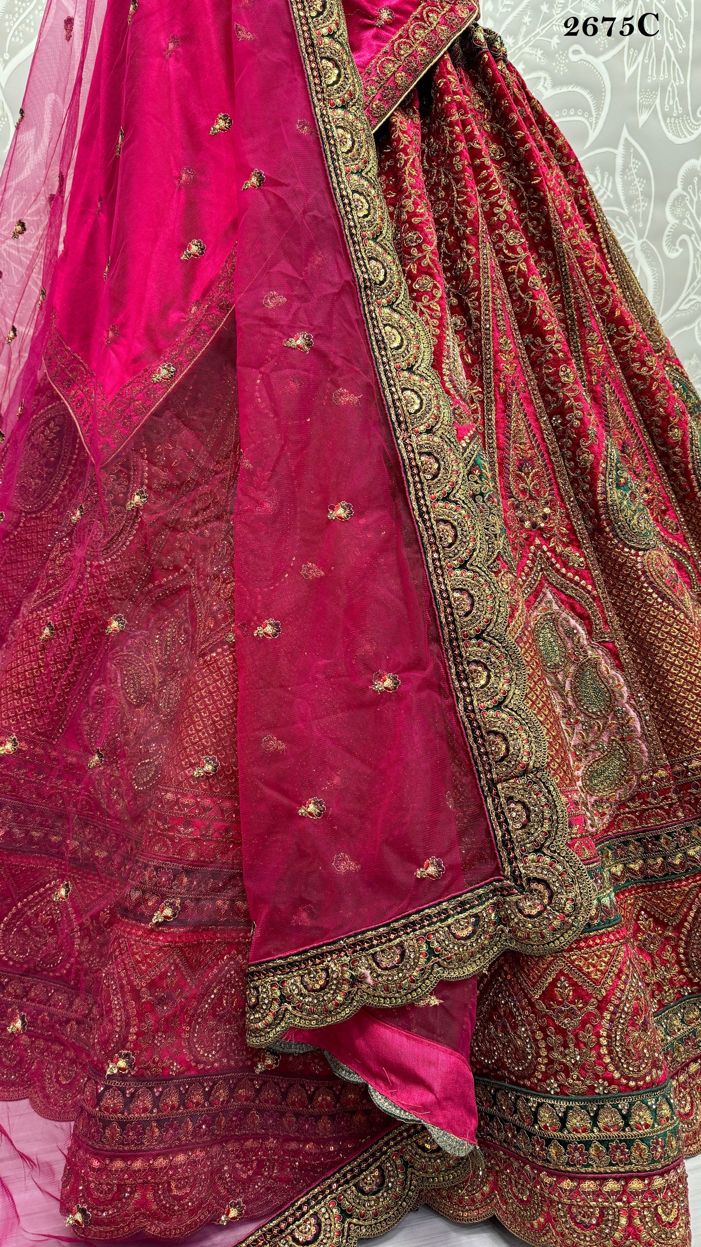 red lehenga,plus size available,Comfort Fit,Premium Fabric,Express Delivery.