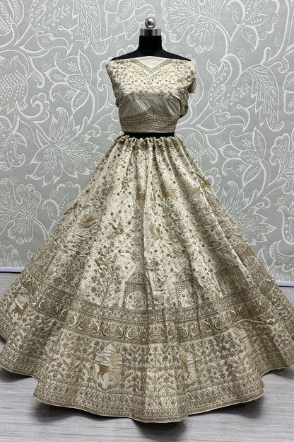 white lehenga,plus size available,Comfort Fit,Premium Fabric,Express Delivery.