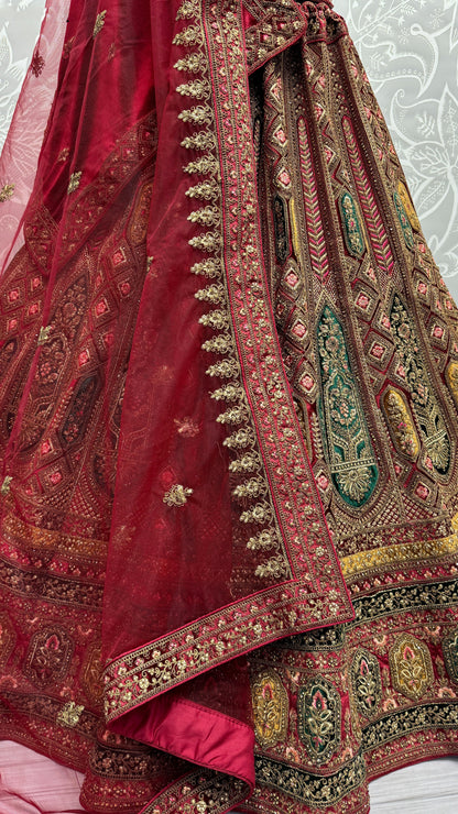 maroon lehenga,plus size available,Comfort Fit,Premium Fabric,Express Delivery.