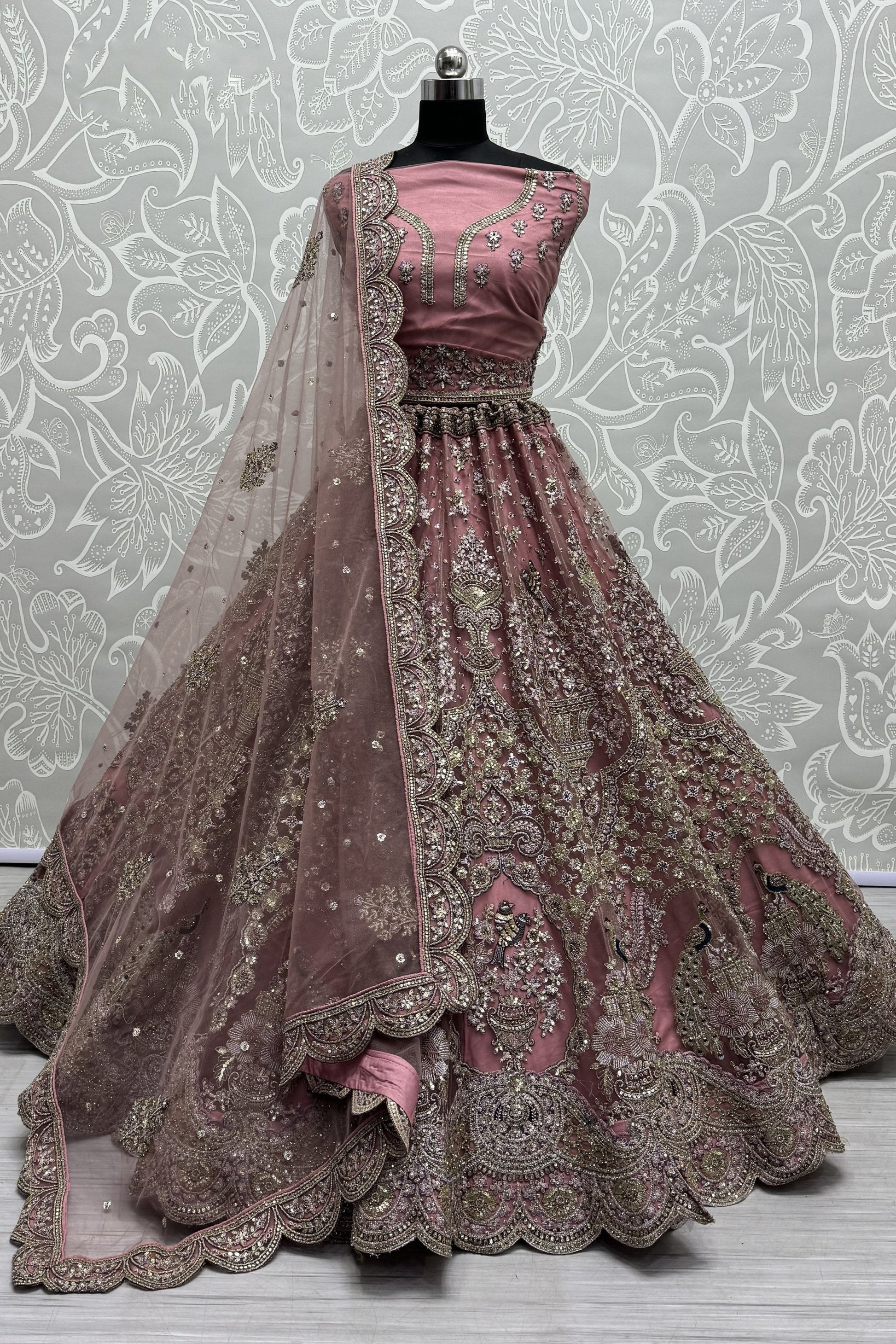 peach lehenga,plus size available,Comfort Fit,Premium Fabric,Express Delivery.
