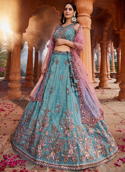"Feel festive in lehengas made for Indian Americans."