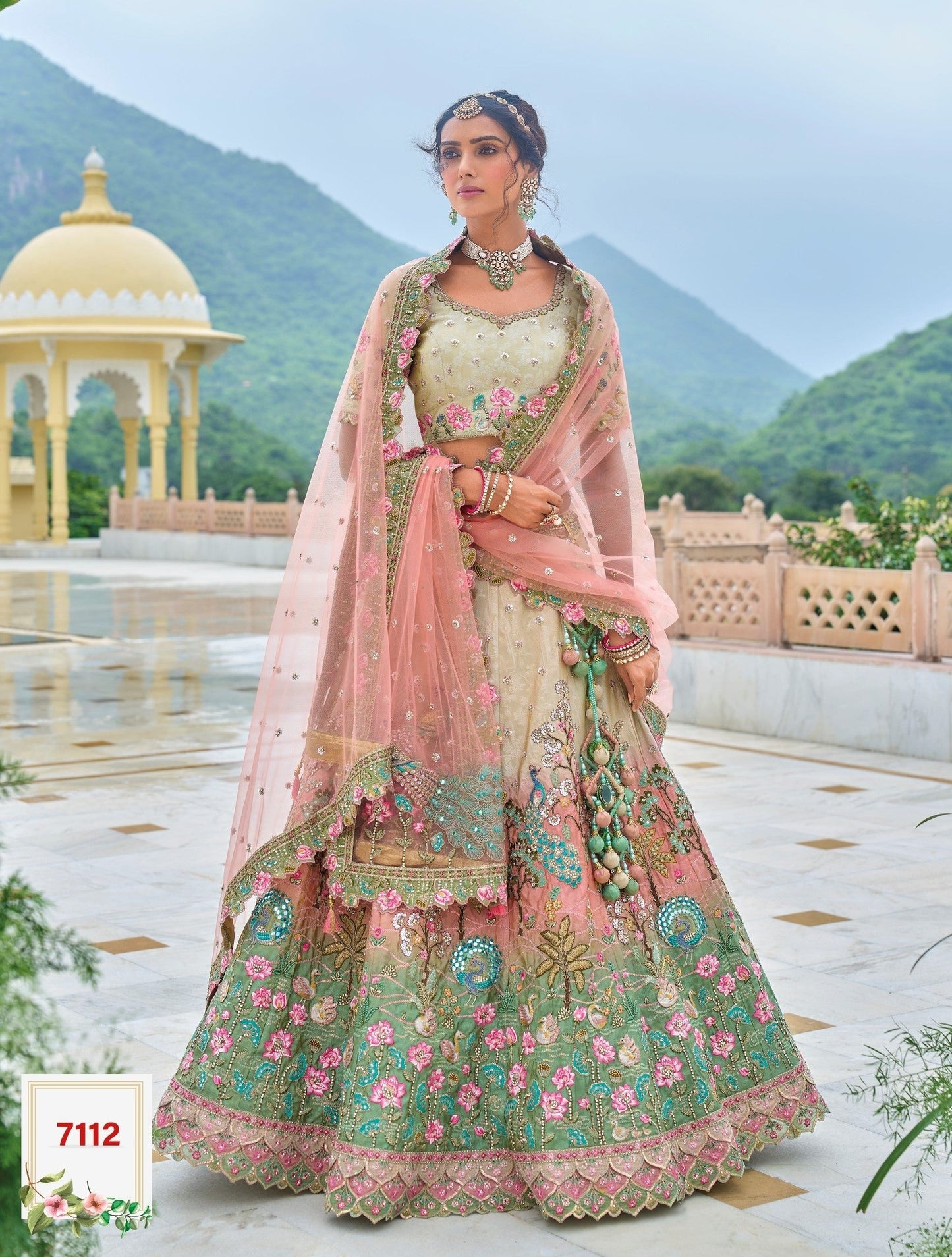 "Shop lehengas for festivals and weddings in America." 