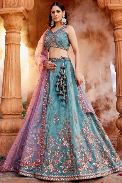 "Feel festive in lehengas made for Indian Americans."