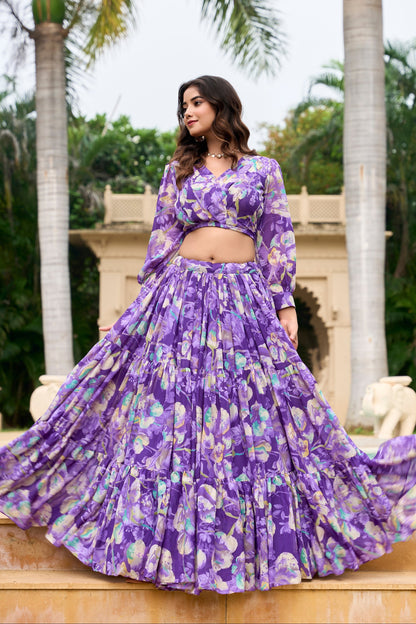 blue lehenga,plus size available,Comfort Fit,Premium Fabric,Express Delivery.
