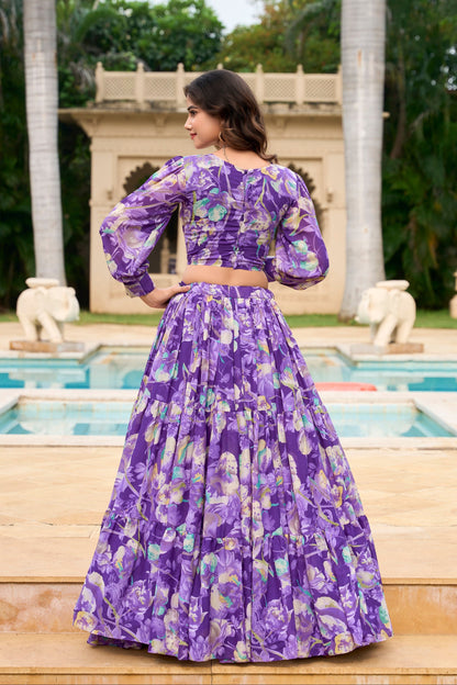 blue lehenga,plus size available,Comfort Fit,Premium Fabric,Express Delivery.