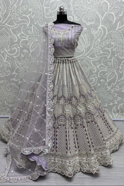 lavender lehenga,plus size available,Comfort Fit,Premium Fabric,Express Delivery.