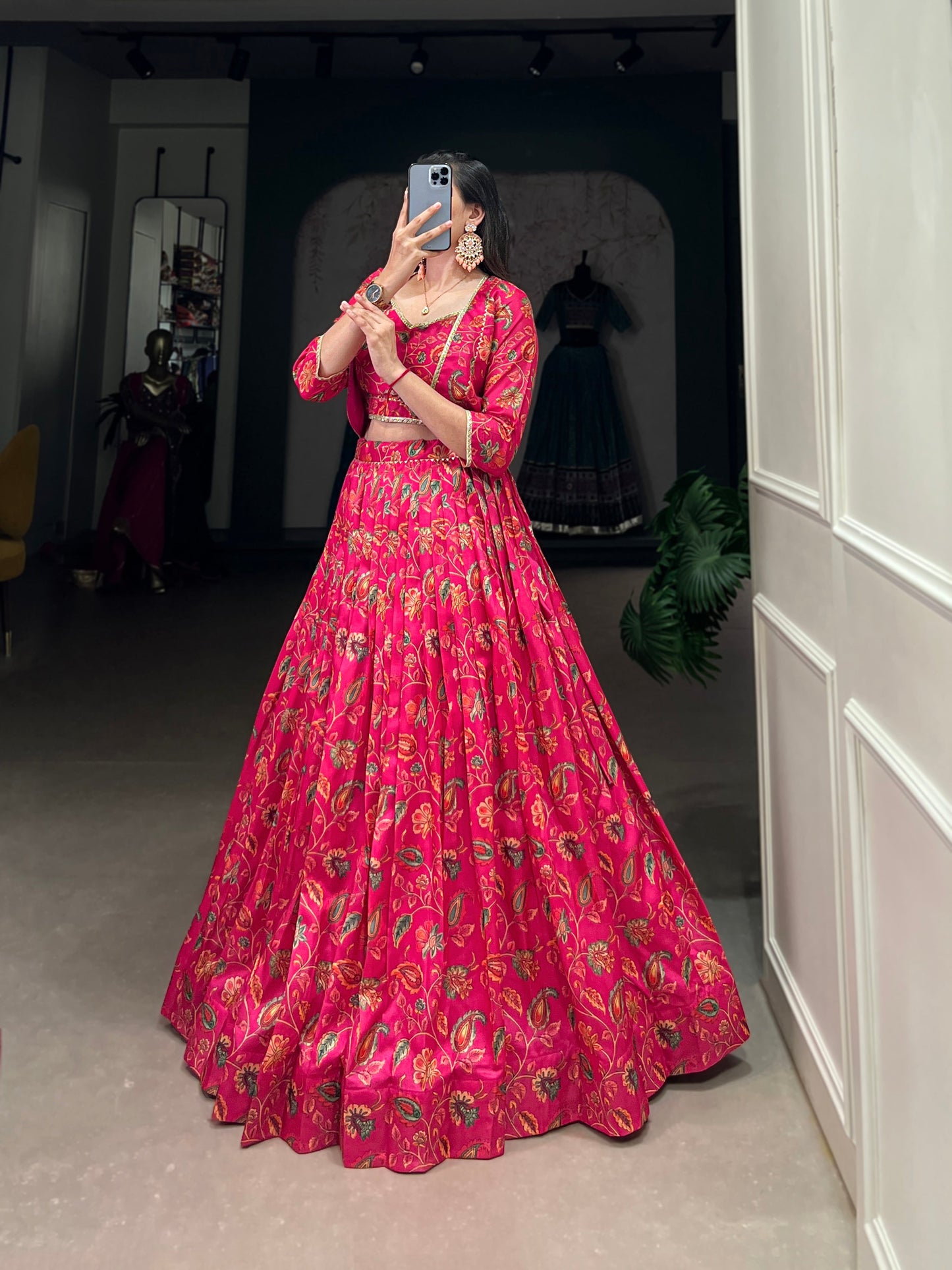 pink lehenga,plus size available,Comfort Fit,Premium Fabric,Express Delivery.
