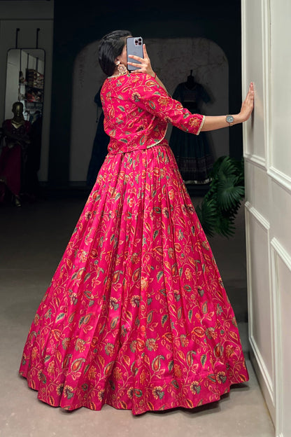 pink lehenga,plus size available,Comfort Fit,Premium Fabric,Express Delivery.
