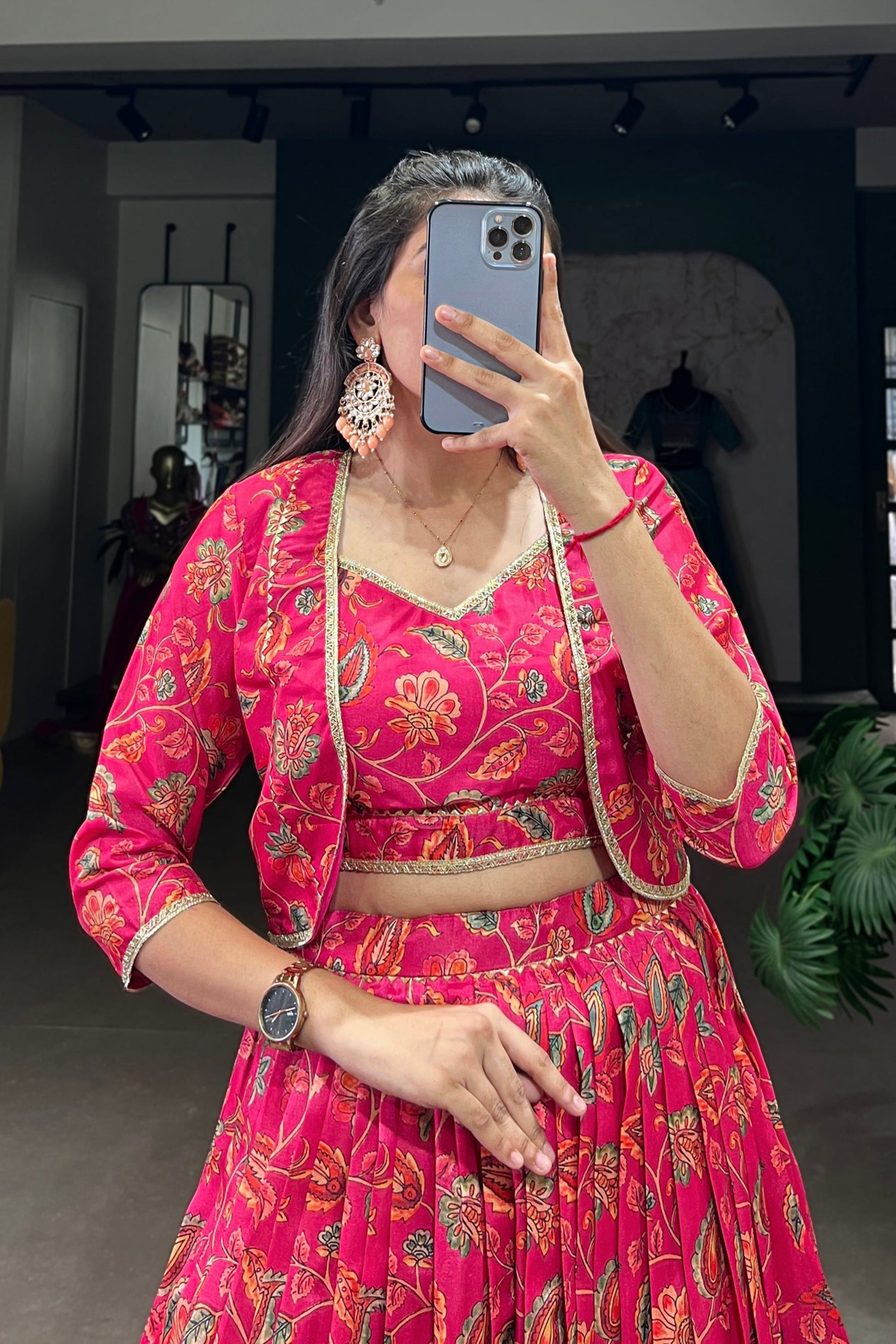 pink lehenga,plus size available,Comfort Fit,Premium Fabric,Express Delivery.