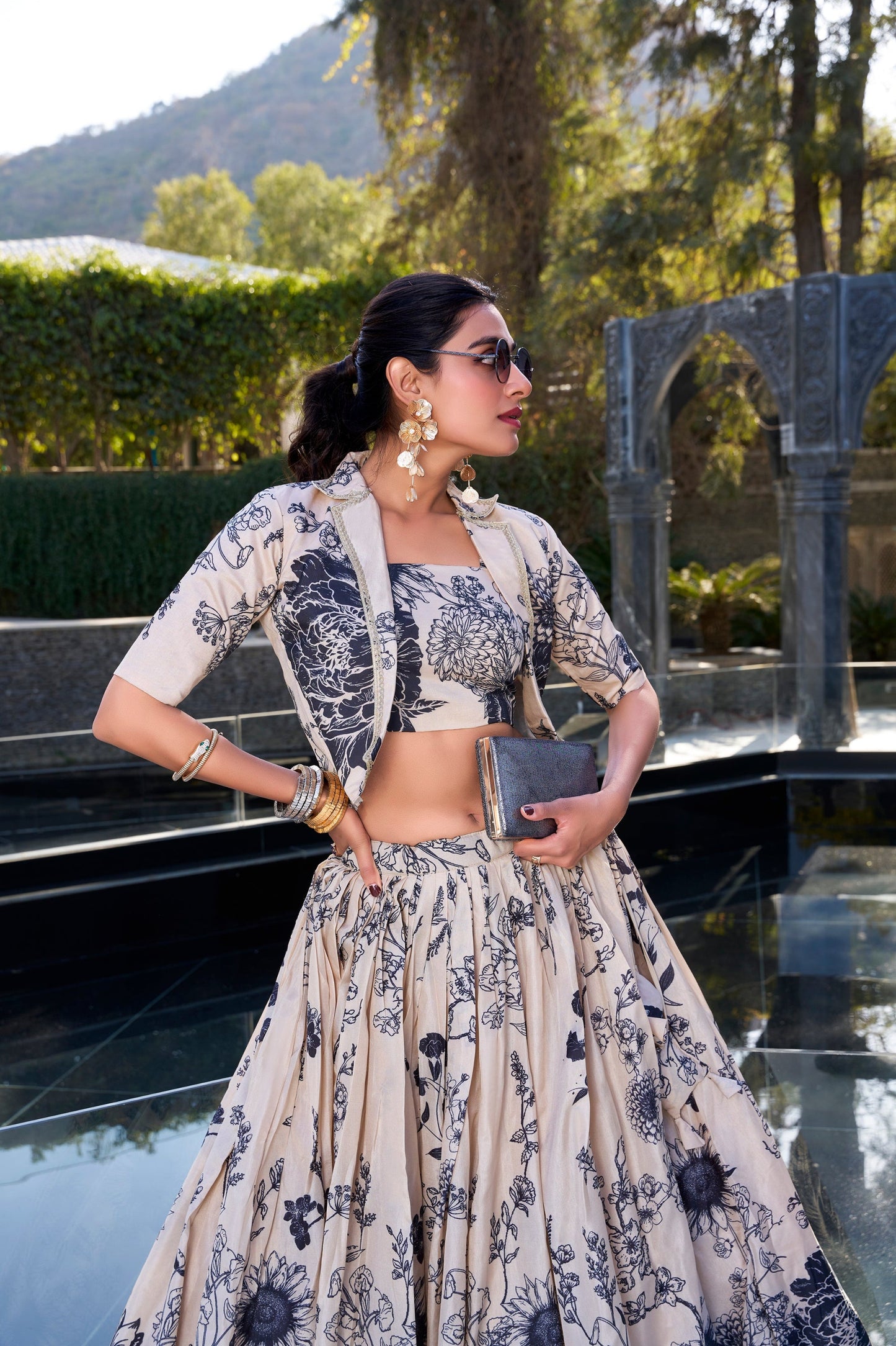 white lehenga,plus size available,Comfort Fit,Premium Fabric,Express Delivery.