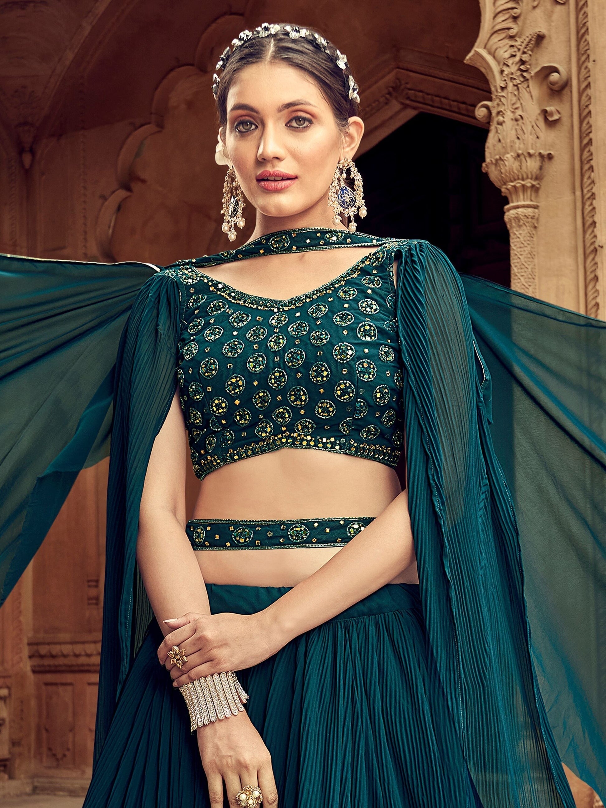 "Your go-to lehengas for desi events in the USA."