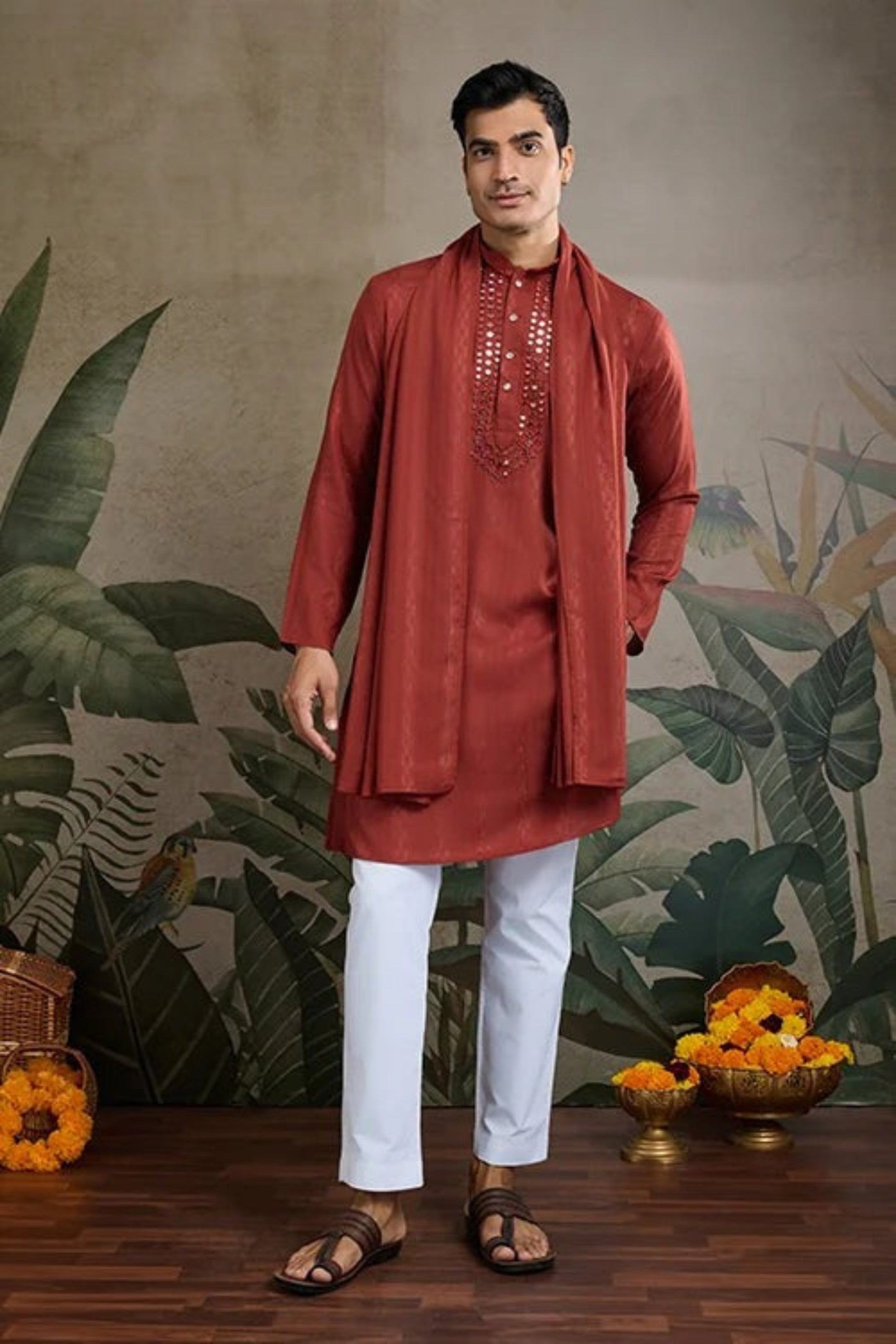red kurta,plus size available,Comfort Fit,Premium Fabric,Express Delivery.