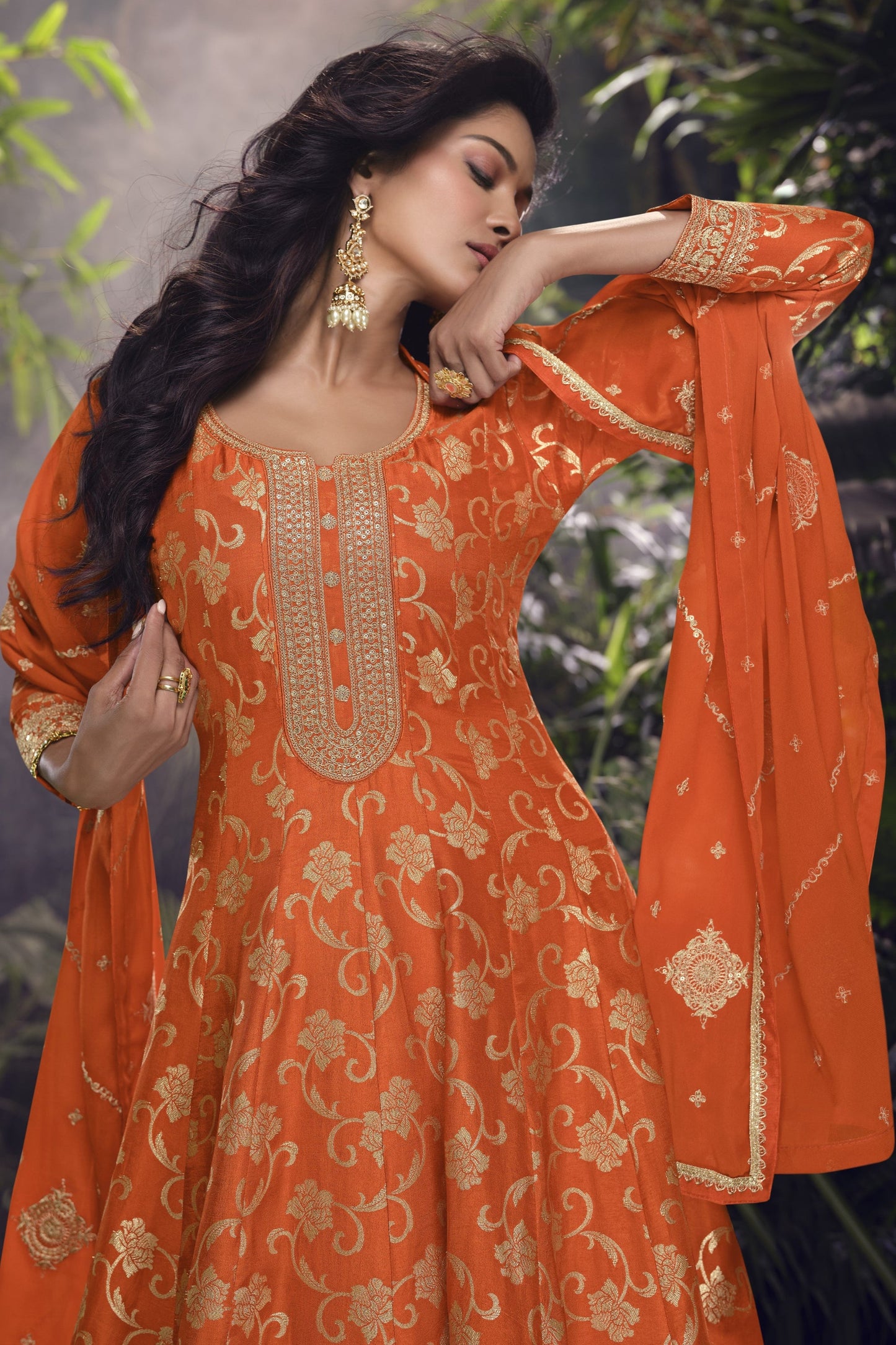 Eid Special Designer Heavy Palazzo Suit 