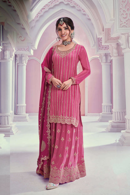Ethnic Designer Wedding Palazzo Suit 