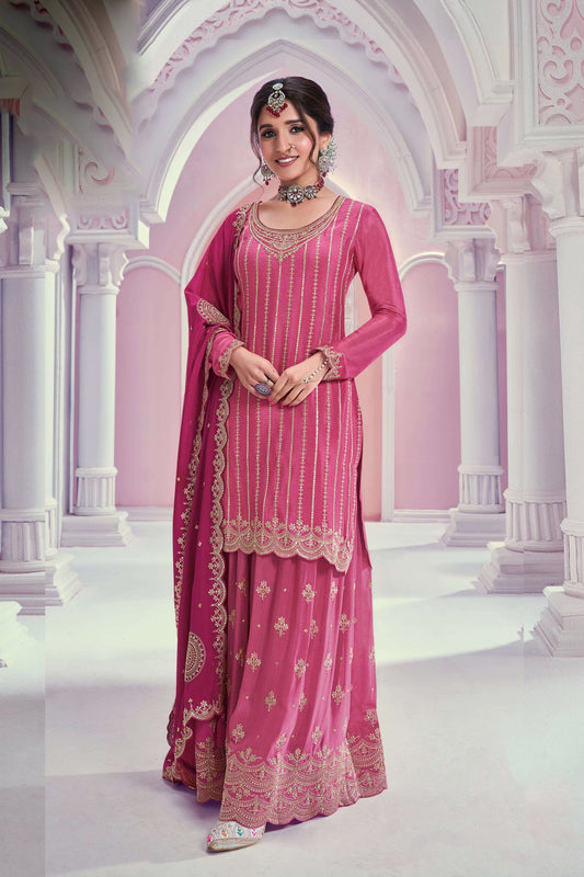 Ethnic Designer Wedding Palazzo Suit 