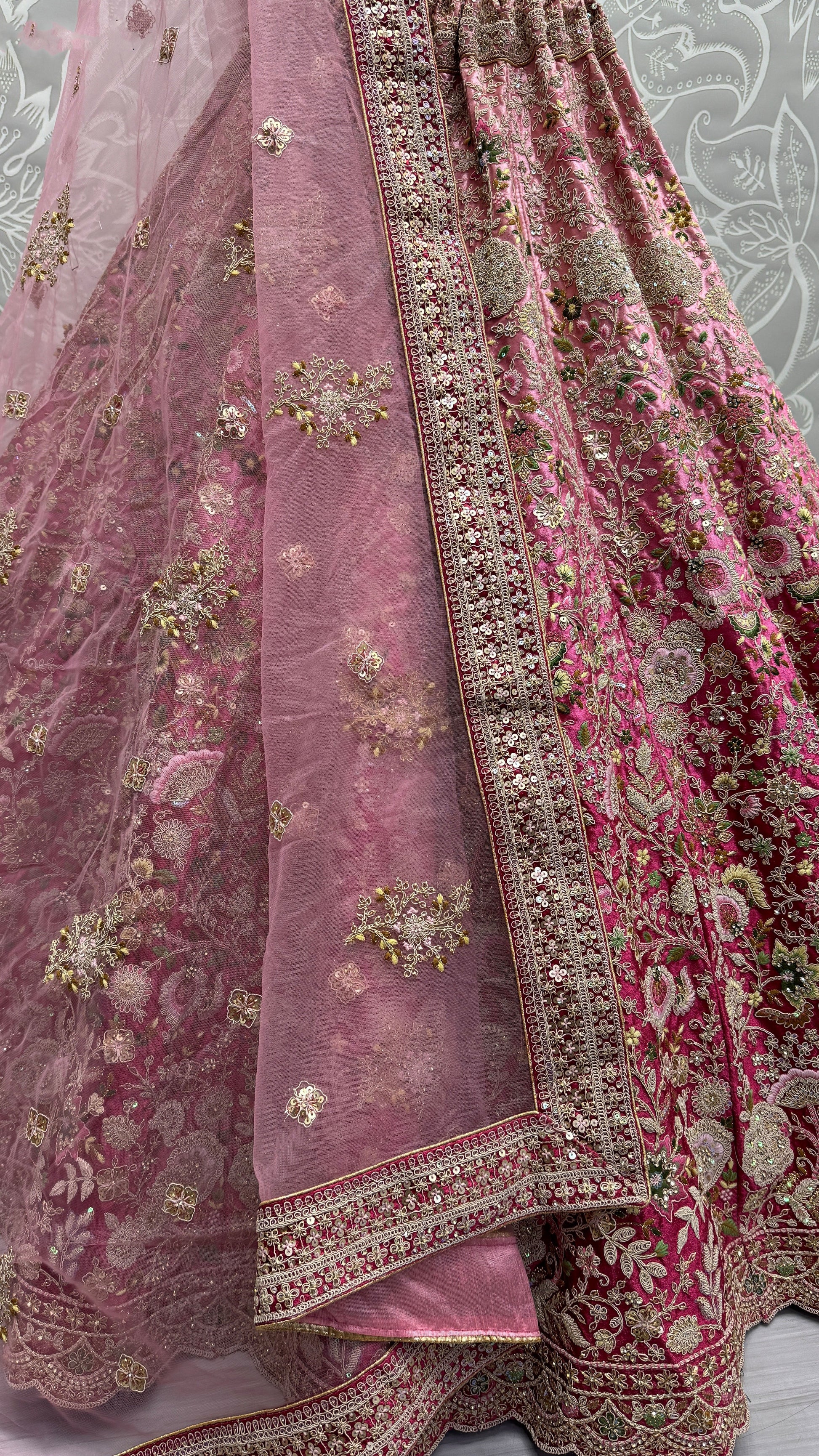 pink lehenga,plus size available,Comfort Fit,Premium Fabric,Express Delivery.