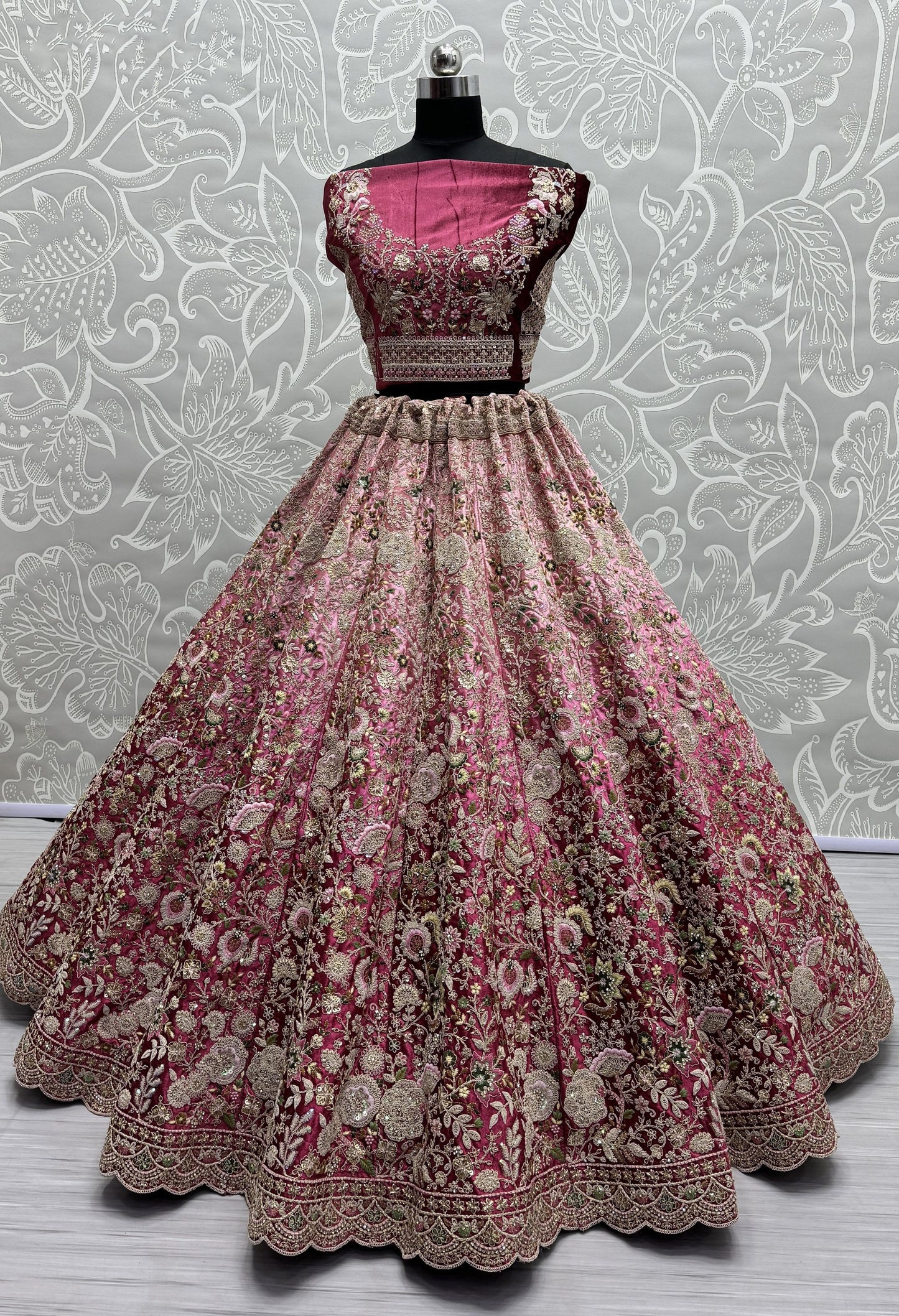 pink lehenga,plus size available,Comfort Fit,Premium Fabric,Express Delivery.