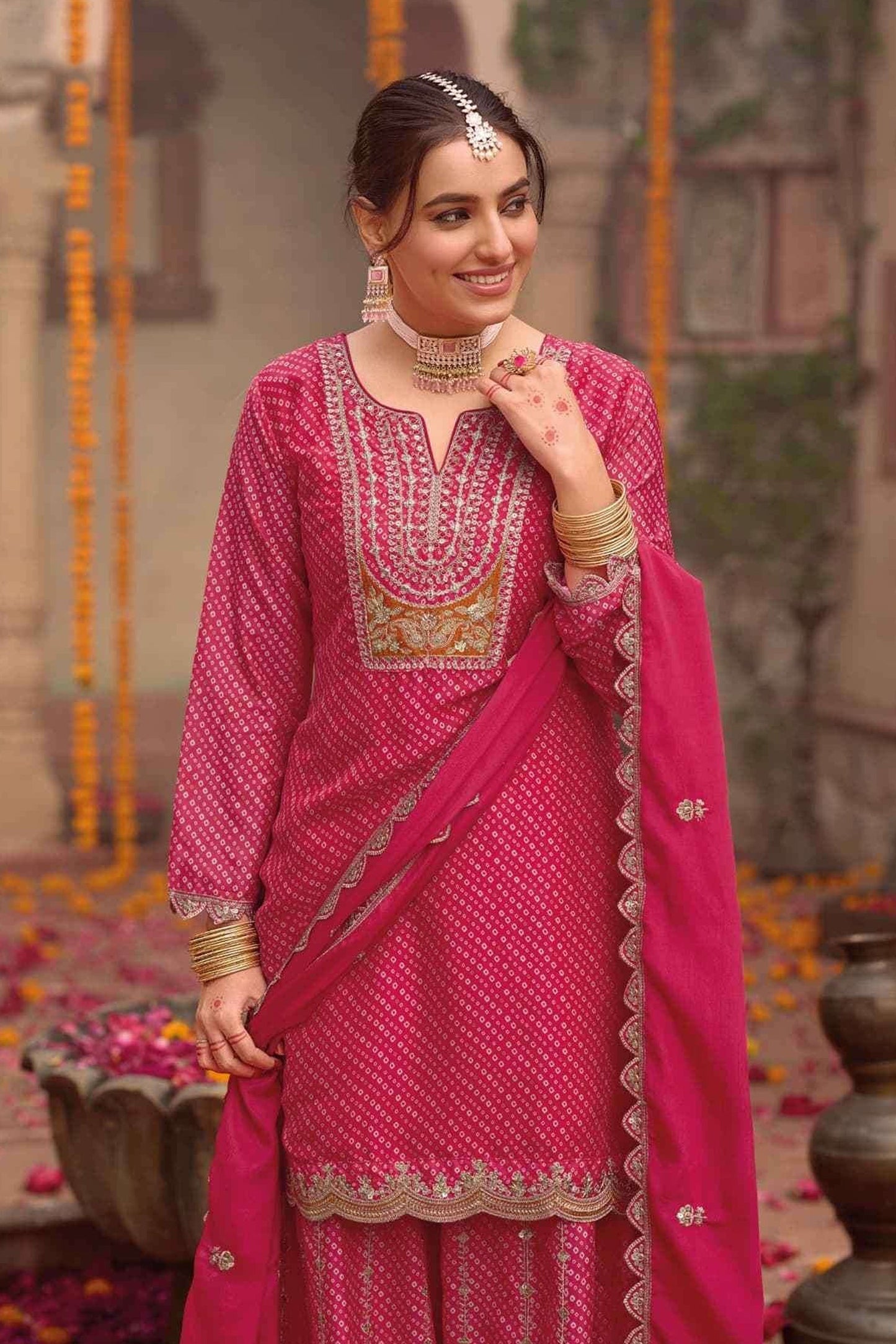 Elegant Anarkali party gown for wedding guest USA 