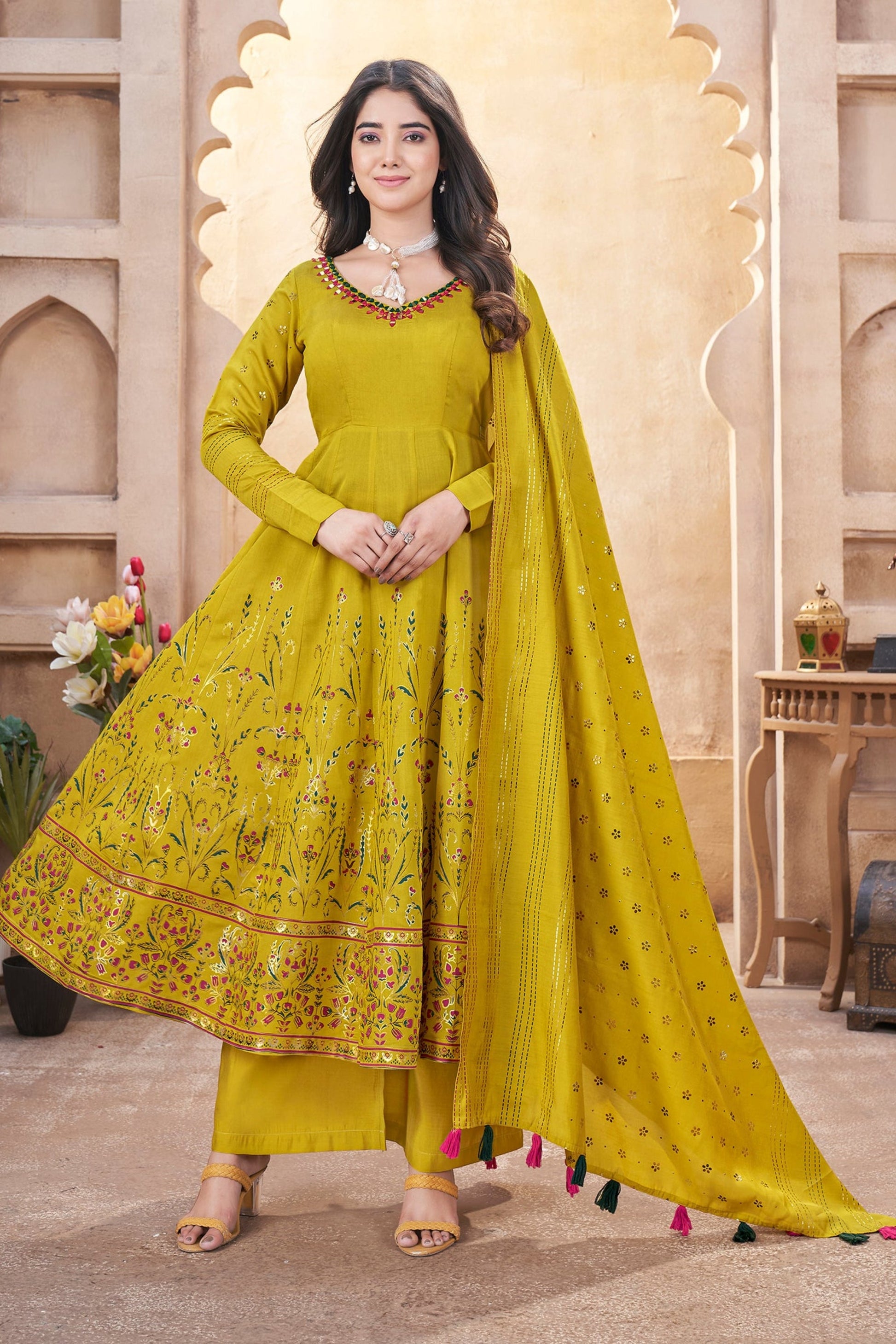 Ready to wear Anarkali dress for Diwali party USA