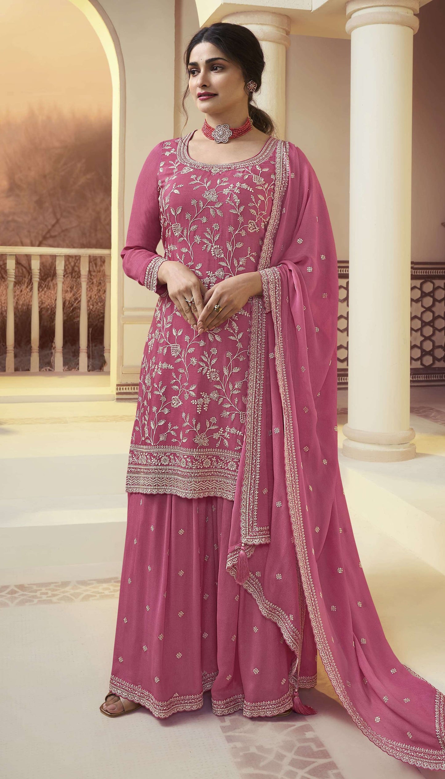 Designer Anarkali suits online with fast shipping USA 
