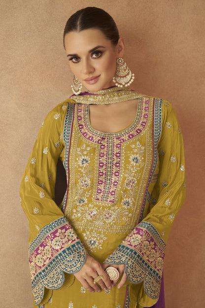 Bridal Anarkali gown with dupatta shipped from USA 