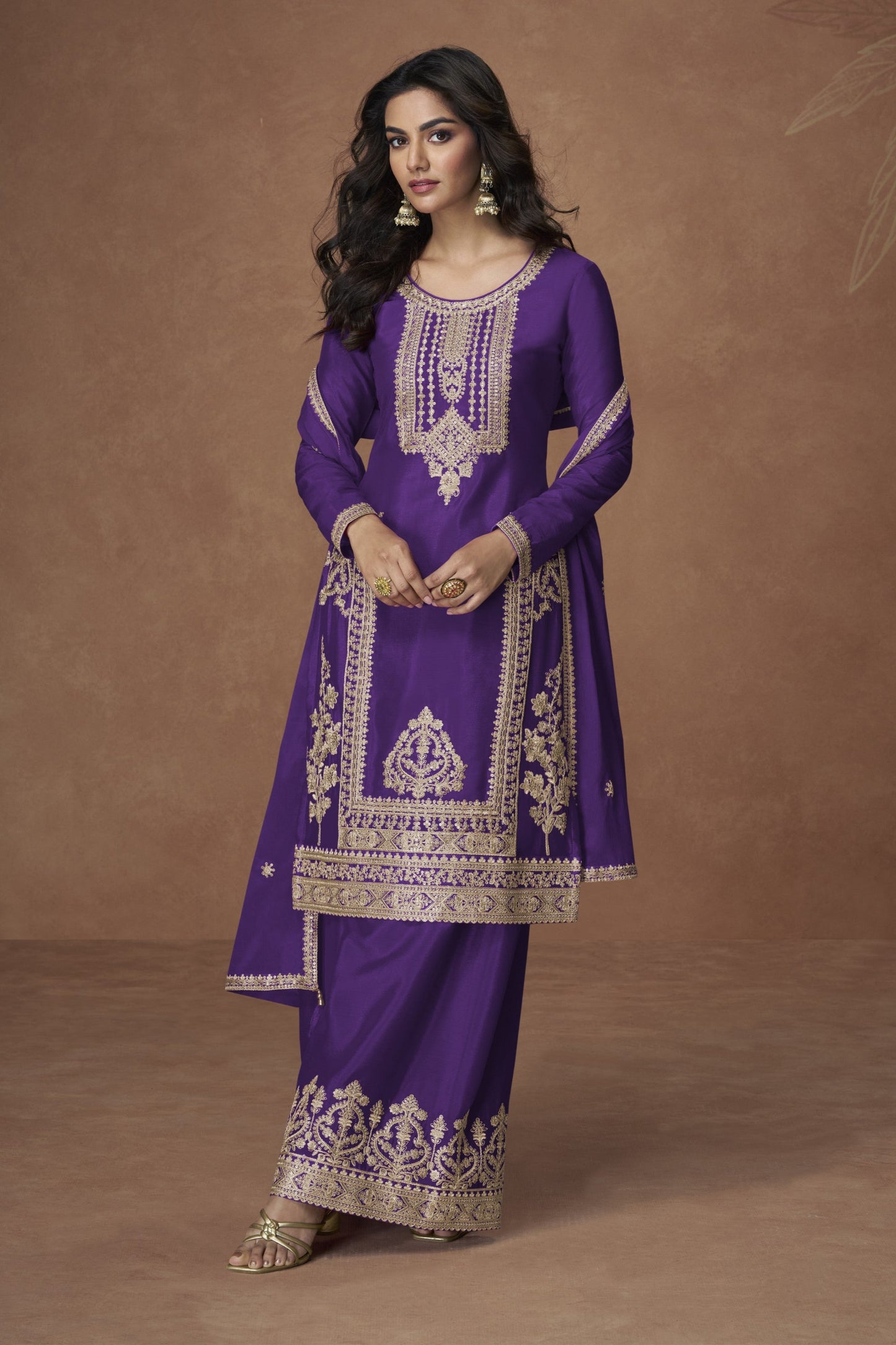 Indian wedding designer Ready to wear Palazzo suit For Occasion