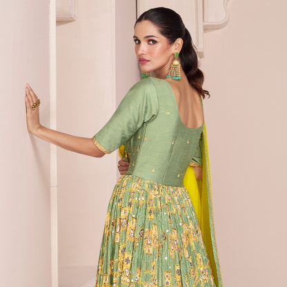 Indian Wedding Anarkali Dressâ€‹ With Dupatta For Wedding Reception USA