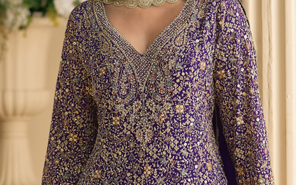 Ready To Wear Pakistani Palazzo Suit Traditional Indian Wedding Dress Online USA