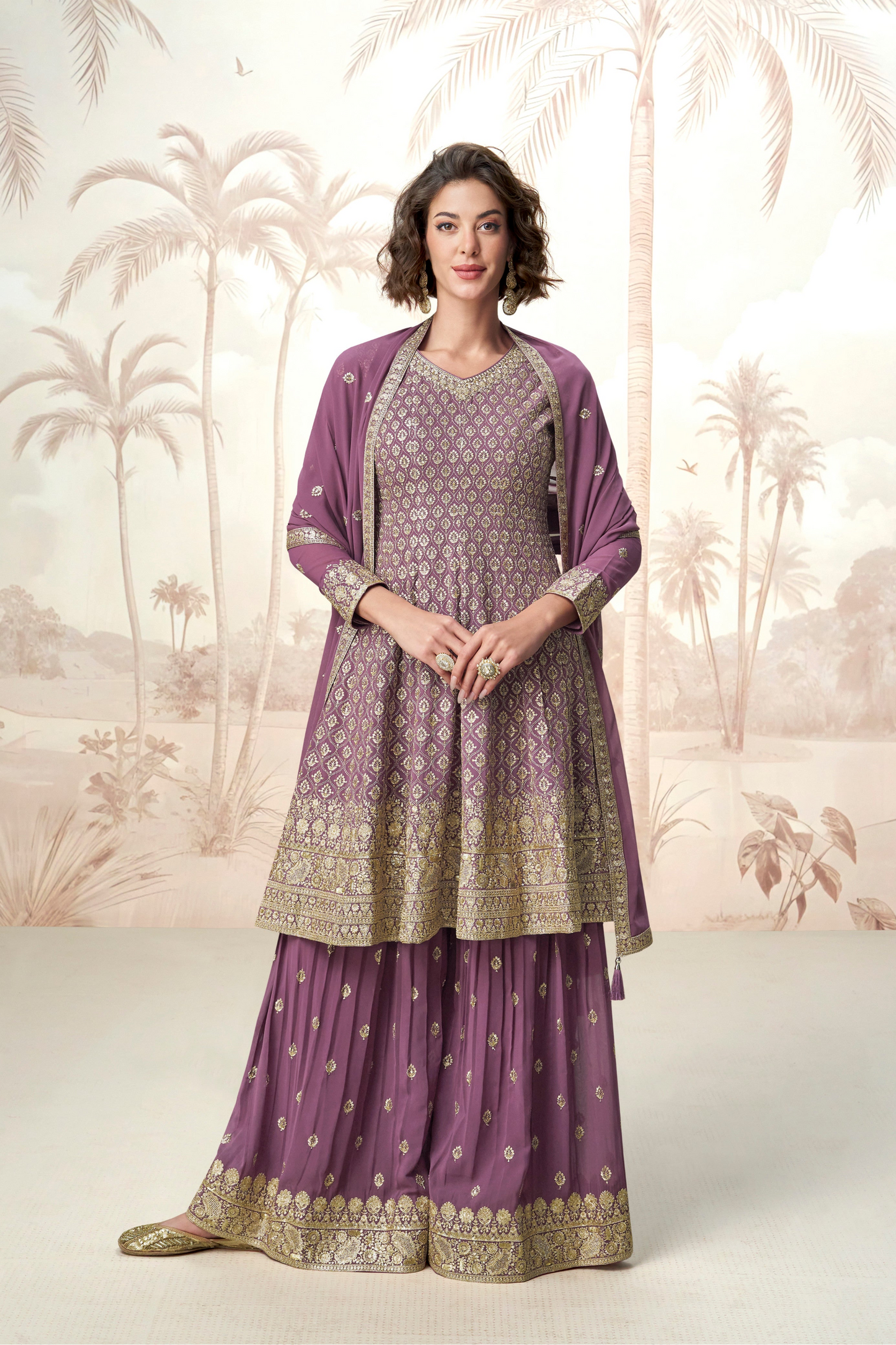 Buy Ethnic Wear For Women Palazzo Suit 
