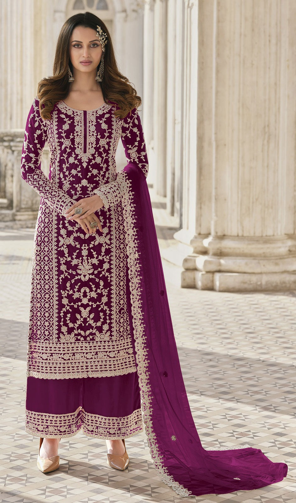 Ready to Wear Indian Salwar Kameez Dupatta Dress
