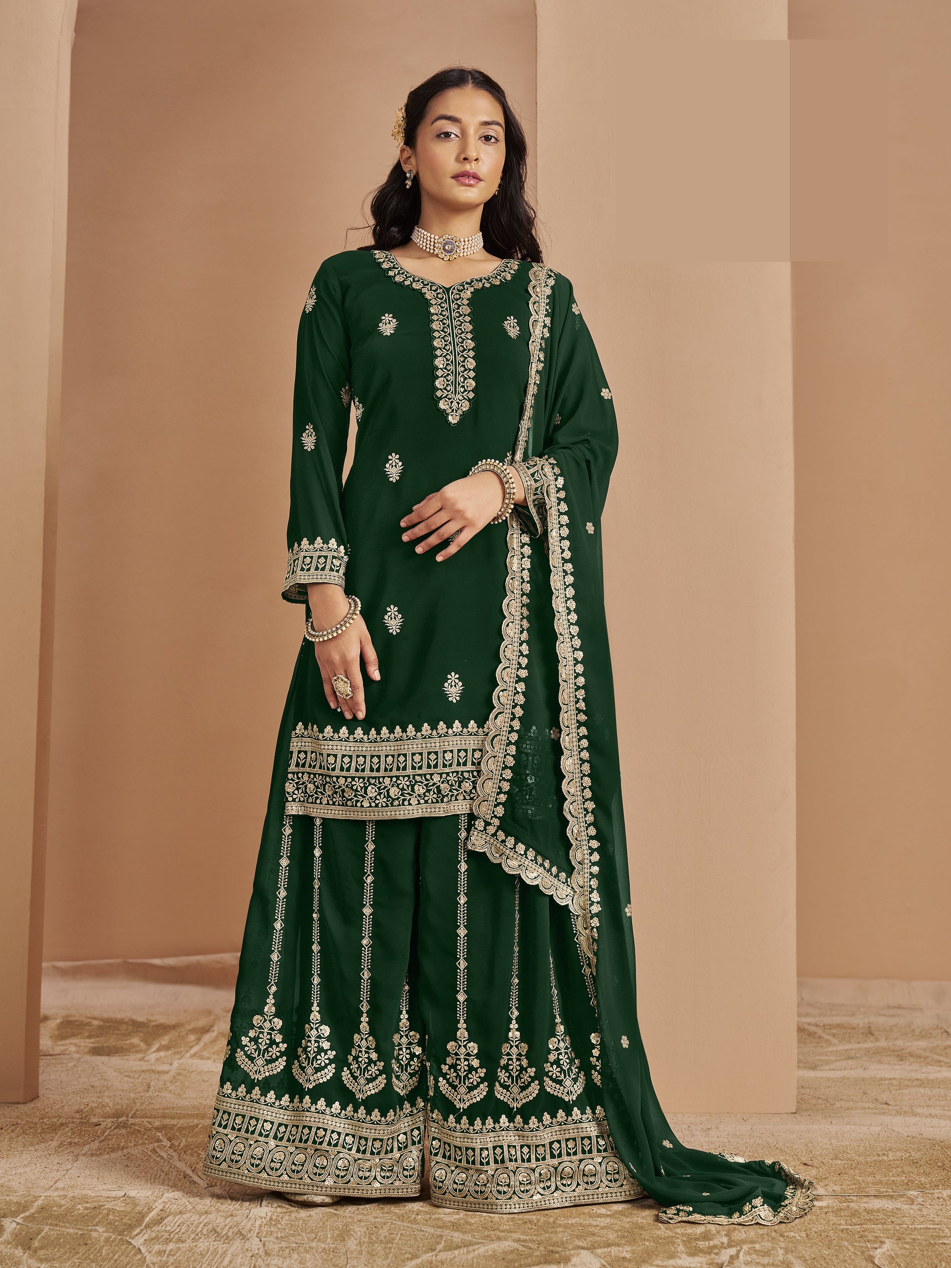 Wedding Anarkali gown for bridesmaid USA
