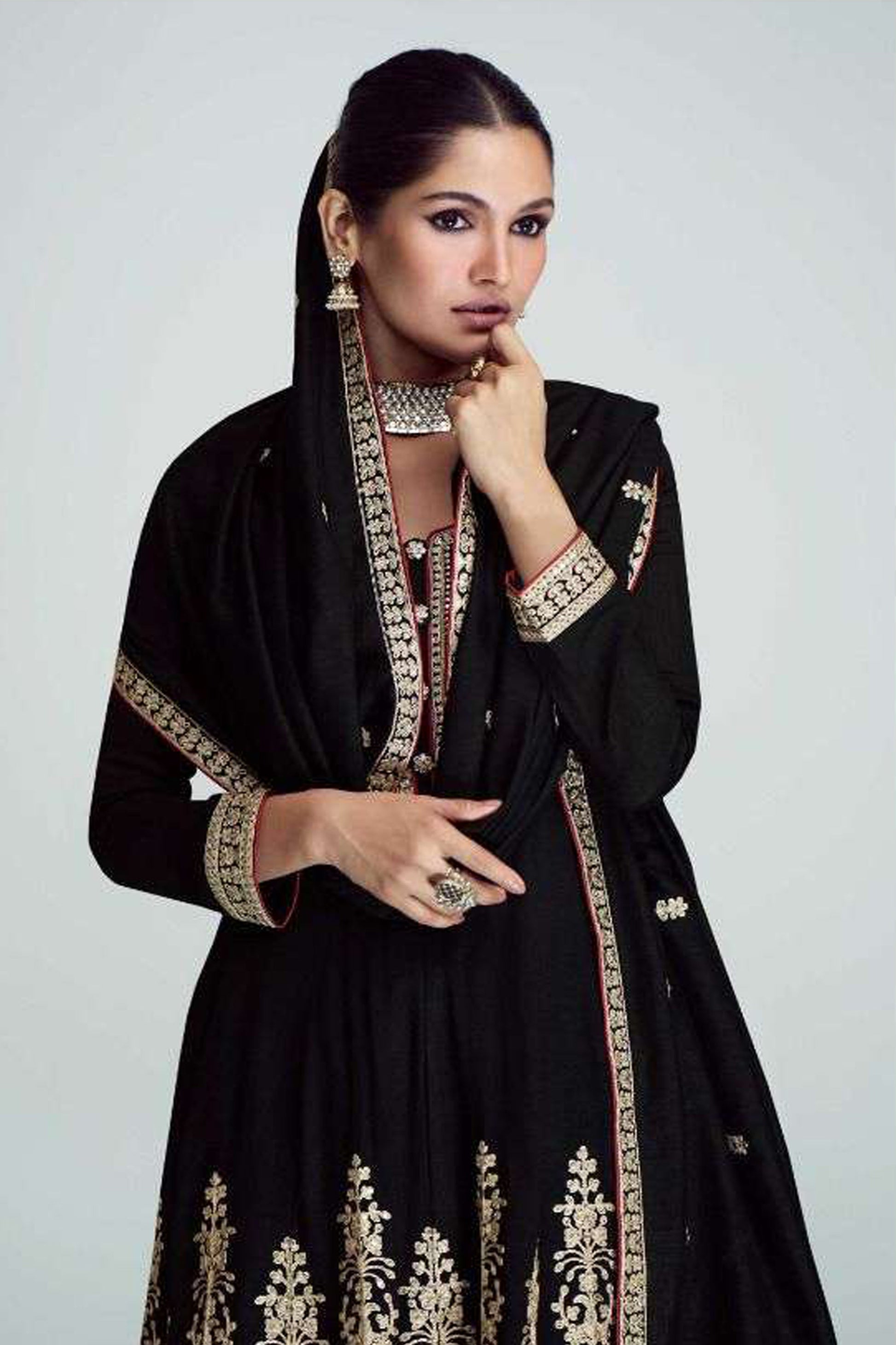 Salwar kameez for wedding guest elegant silhouette