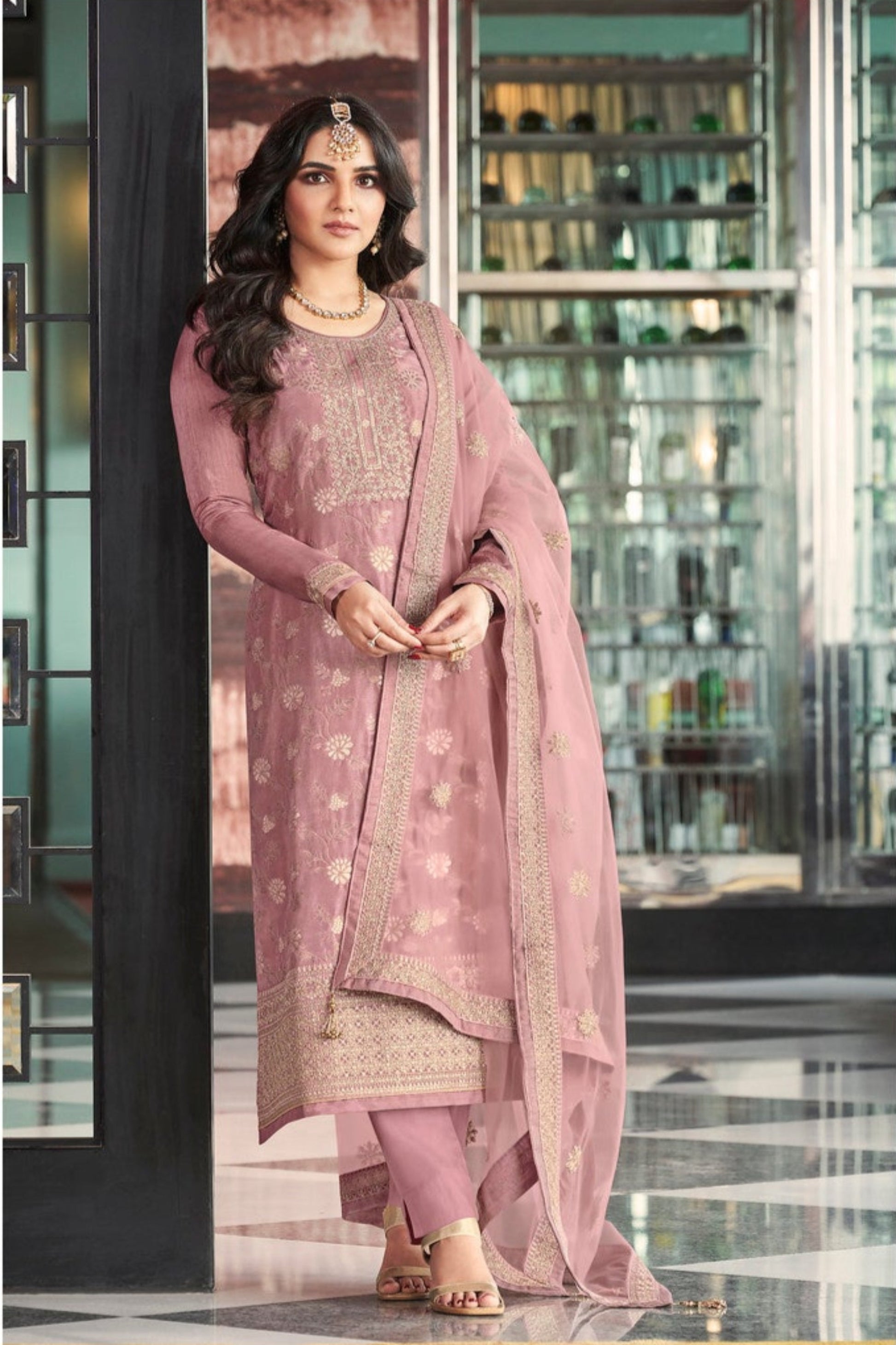 Celebrate cultural richness with finely detailed salwar kameez made to stand out. 
