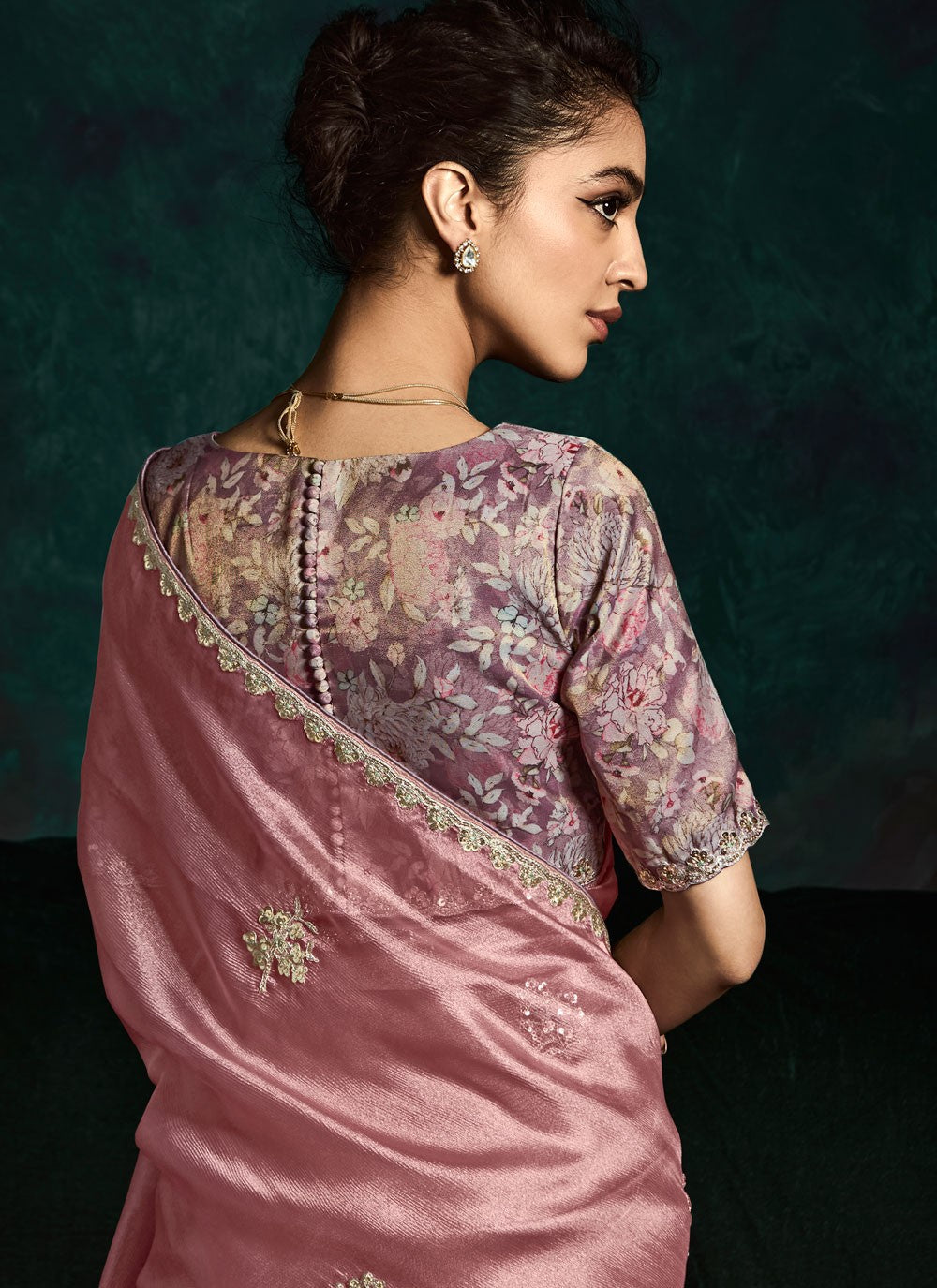 Pastel Saree gives dreamy charm and light elegance – perfect for garden parties and soft-toned occasions. 